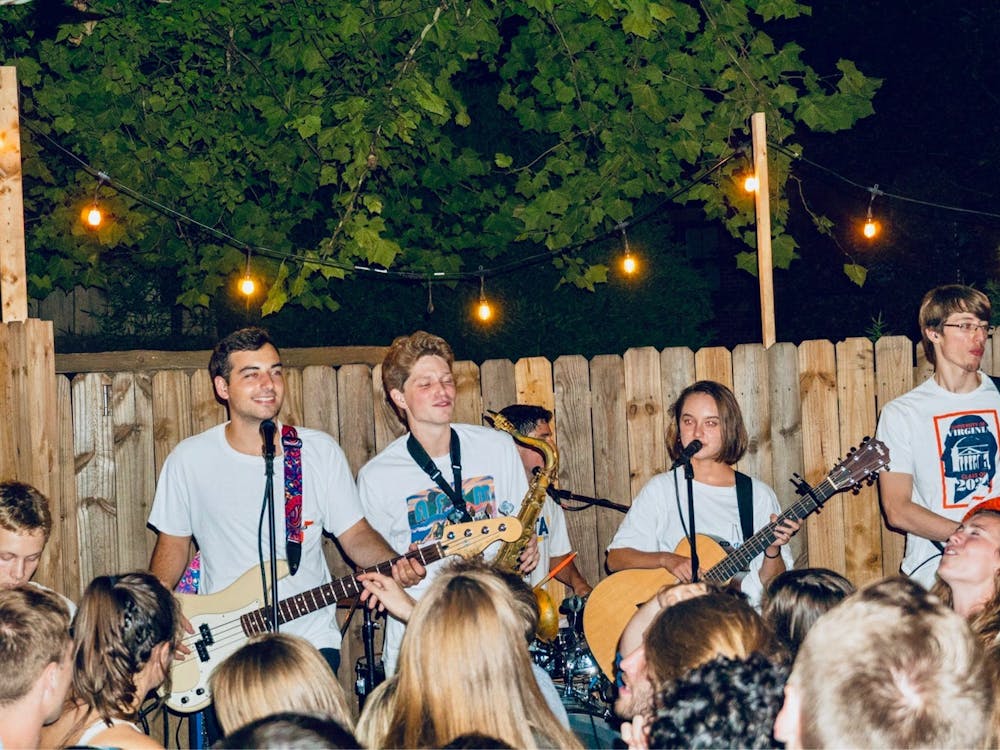 Throughout their years here at the University, The Shrugs played many types of gigs, anywhere from fraternity parties, casual get-togethers to just entertaining walkers or diners on the Corner.
