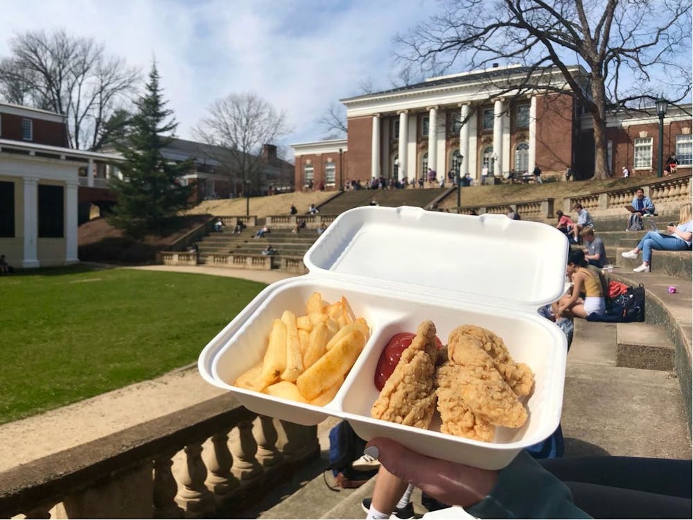 <p>With a thick-breaded crust, West Range produces chicken fingers that rival the Virginian.&nbsp;</p>