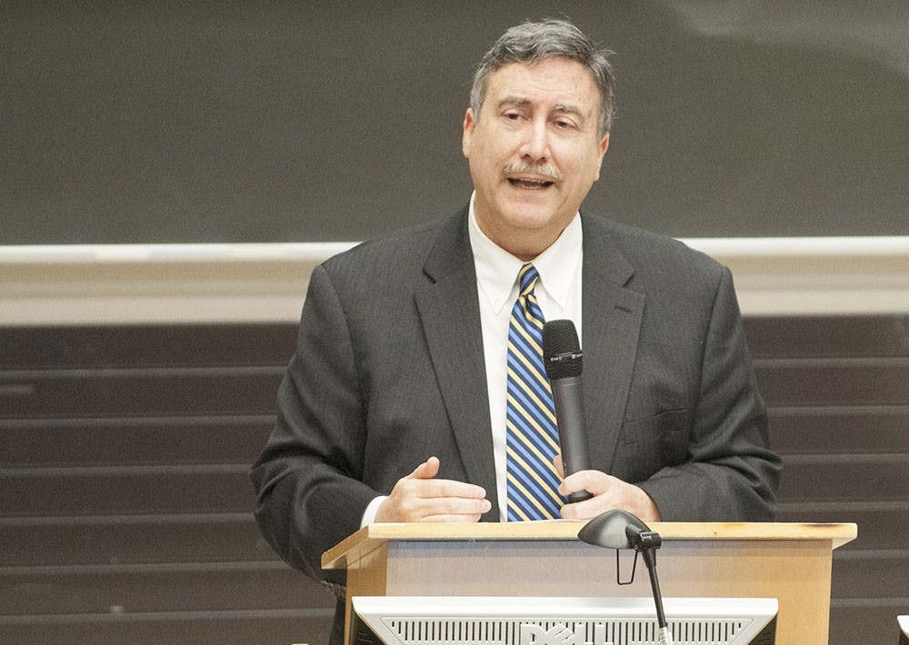 	<p>Larry Sabato (above) taught a <span class="caps">MOOC</span> titled &#8220;The Kennedy Half Century&#8221; last October.</p>