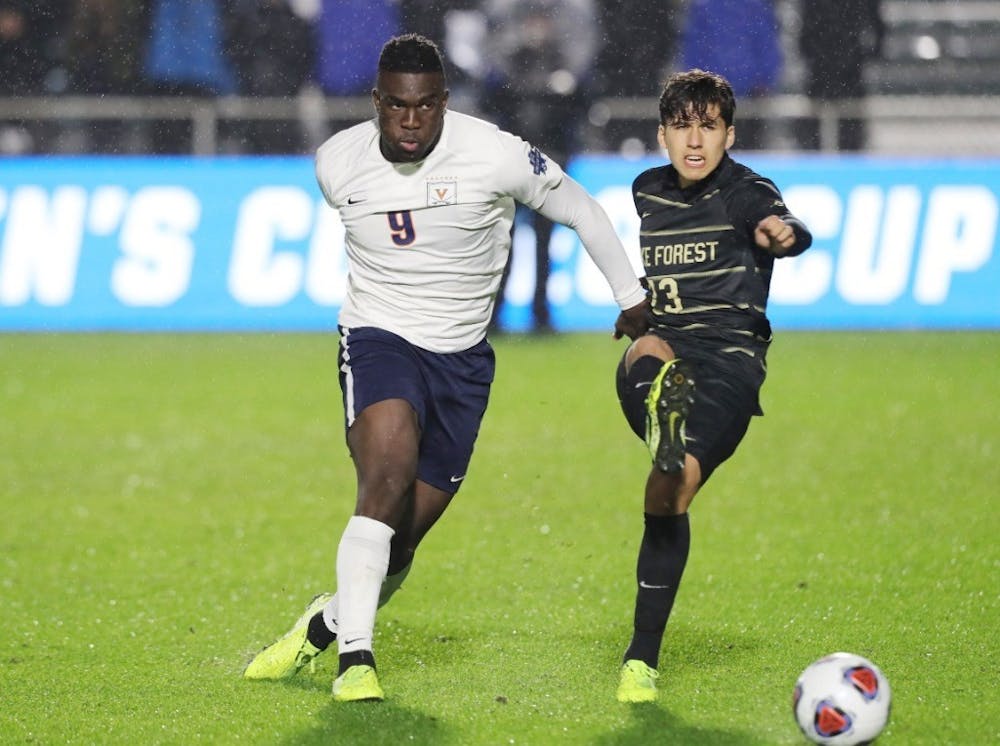 <p>Sophomore forward Daryl Dike was electric for the Cavaliers, scoring his eighth and ninth goals of the season against the Demon Deacons.&nbsp;</p>