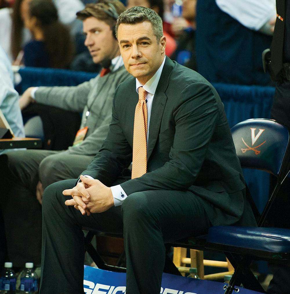 <p>Coach Tony Bennett and Virginia would face six teams in a national championship run.</p>