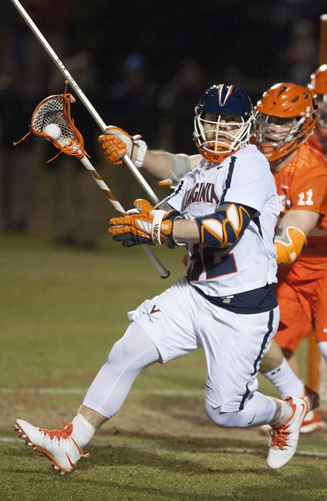 Senior attackman James Pannell netted two goals Sunday in a 16-8 loss against North Carolina.