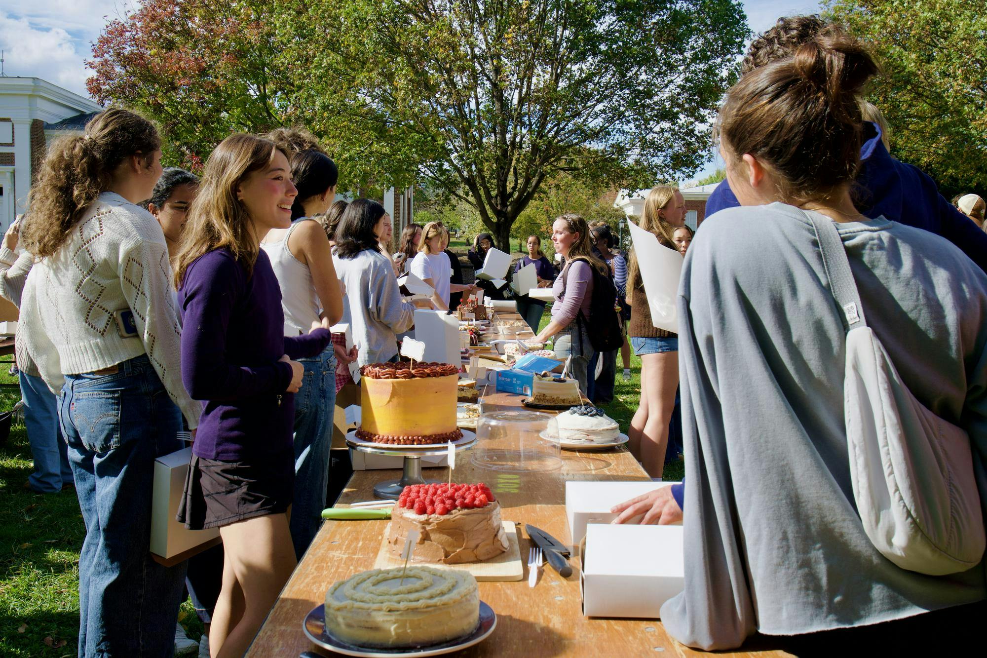 From 2 p.m. to 4 p.m., the South Lawn itself became an edible gallery.