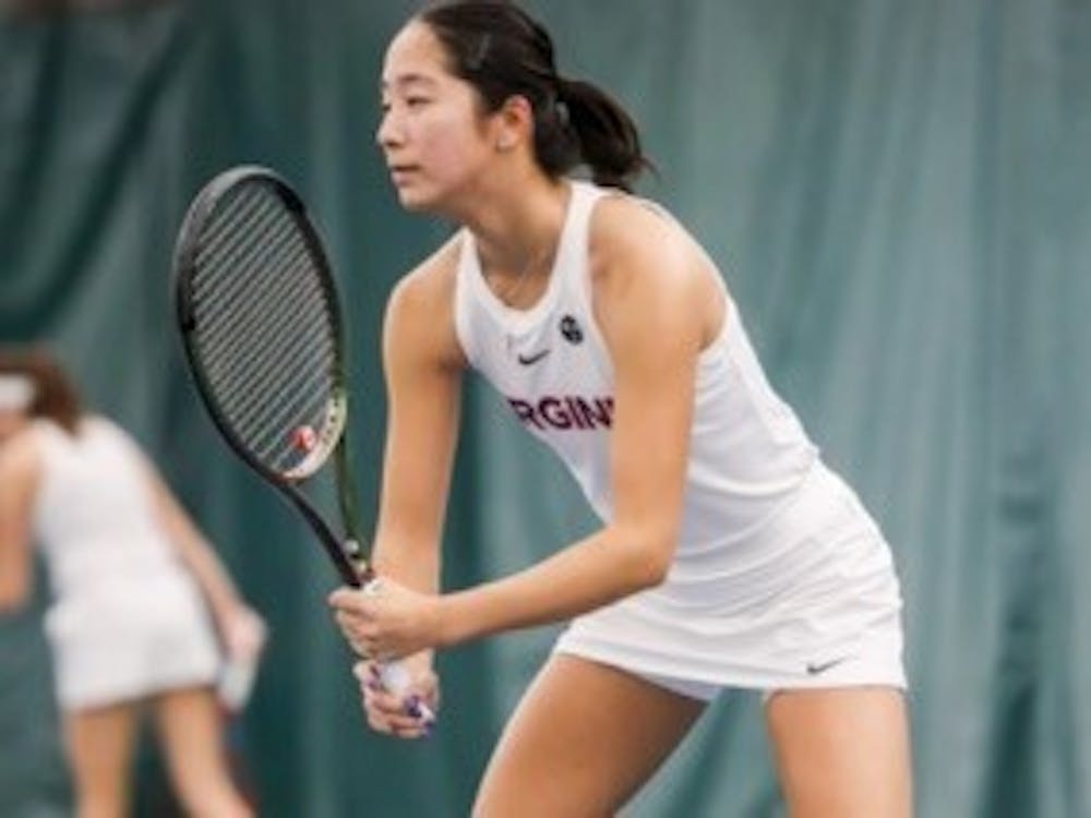 Freshman Annabelle Xu had a strong weekend, winning of her doubles points against both Washington State and South Carolina.