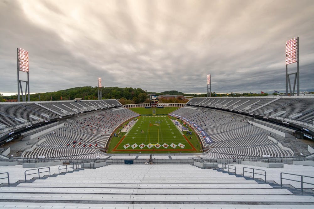 <p>With Phase I of the project complete — including renovations to Memorial Gym and the expansion of grass practice fields, fundraising efforts for Phase II and the construction Football operations Center are in progress.</p>