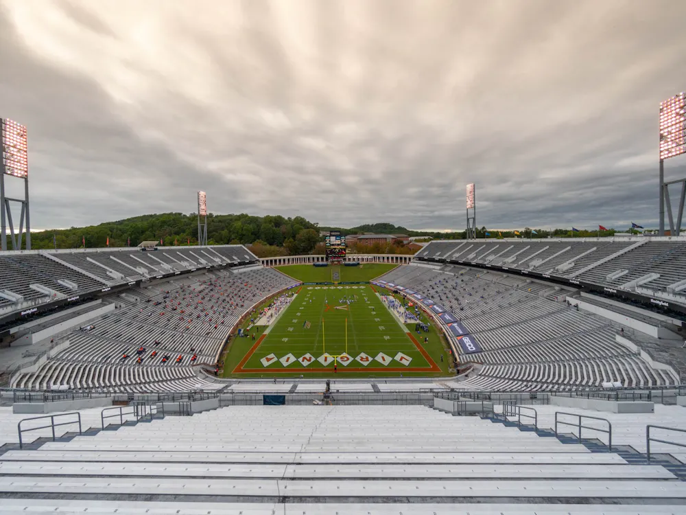 With Phase I of the project complete — including renovations to Memorial Gym and the expansion of grass practice fields, fundraising efforts for Phase II and the construction Football operations Center are in progress.