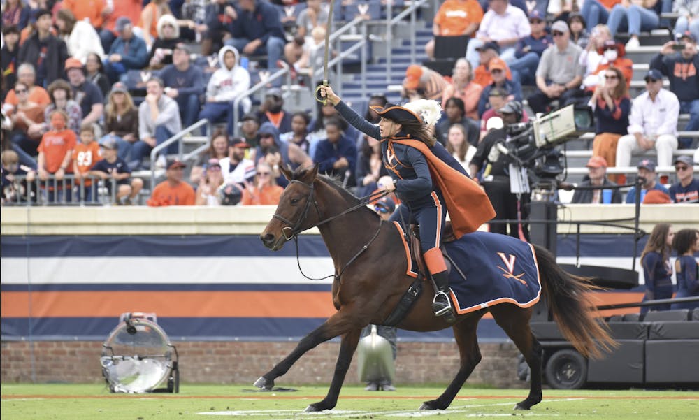 The Virginia faithful at Scott Stadium against Georgia Tech.