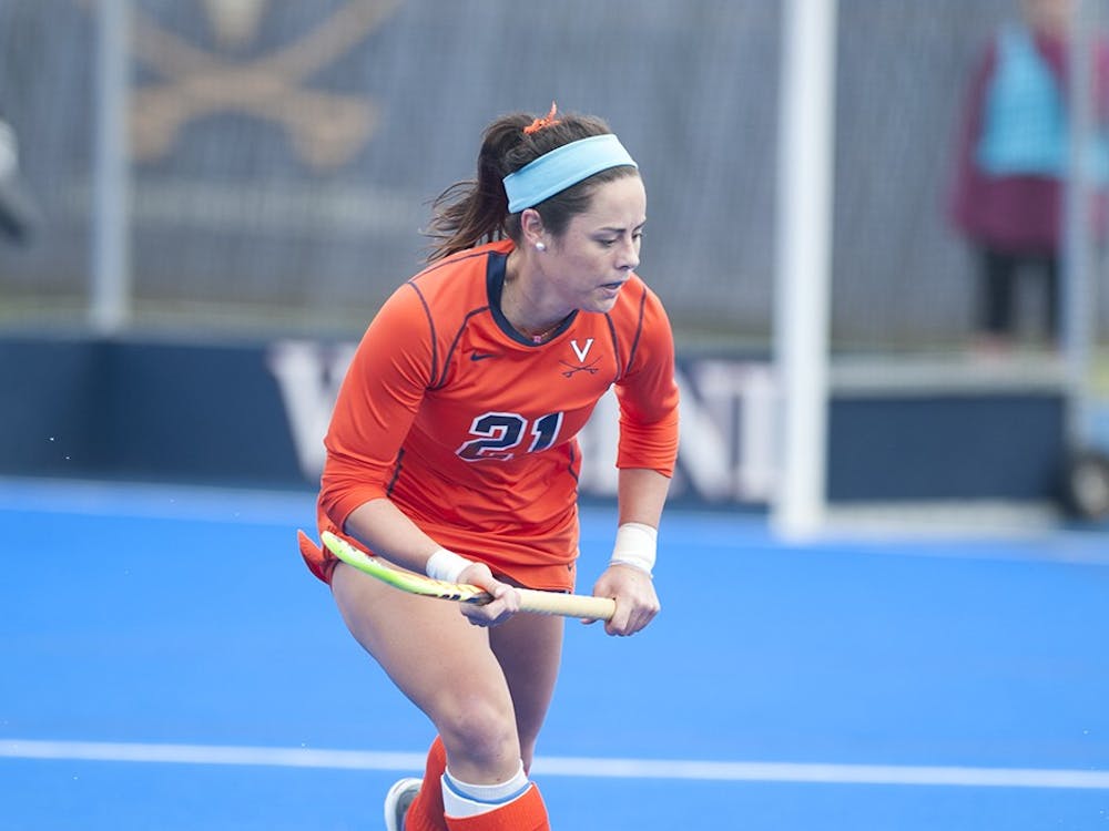 Junior striker Riley Tata scored twice in the first half against Boston College and once more in the second half for her second career hat trick