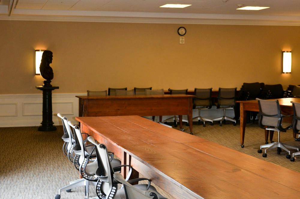 UJC trial room, photographed March 28, 2025.