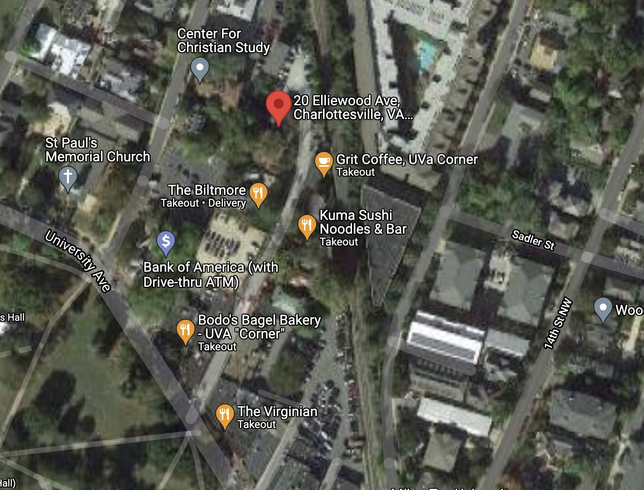 The incident was reported at 20 Elliewood Ave., which is located near Grit Coffee and The Biltmore.&nbsp;