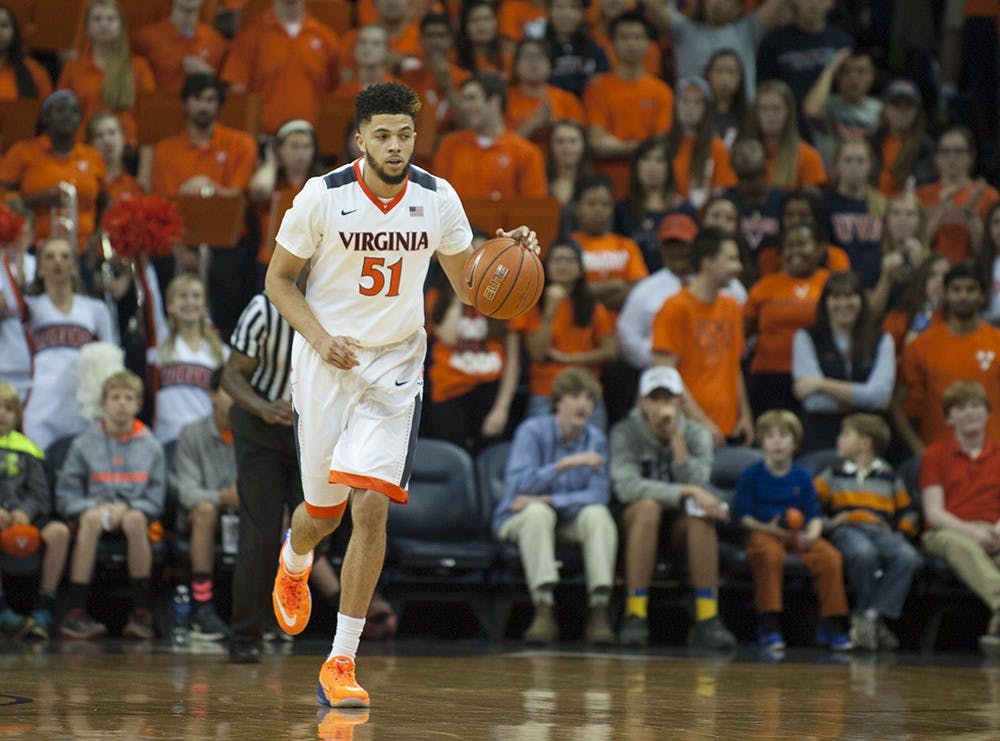 <p>Sophomore guard Darius Thompson, a Tennessee&nbsp;transfer, has provided a lift off the bench for Virginia.</p>