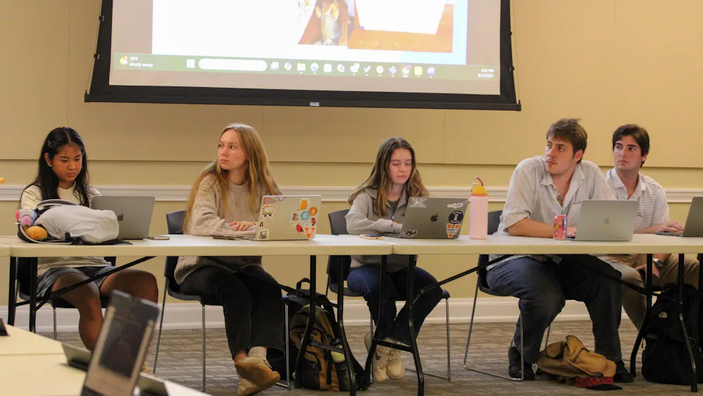 Student Council general body meeting, photographed Sept. 23, 2025.