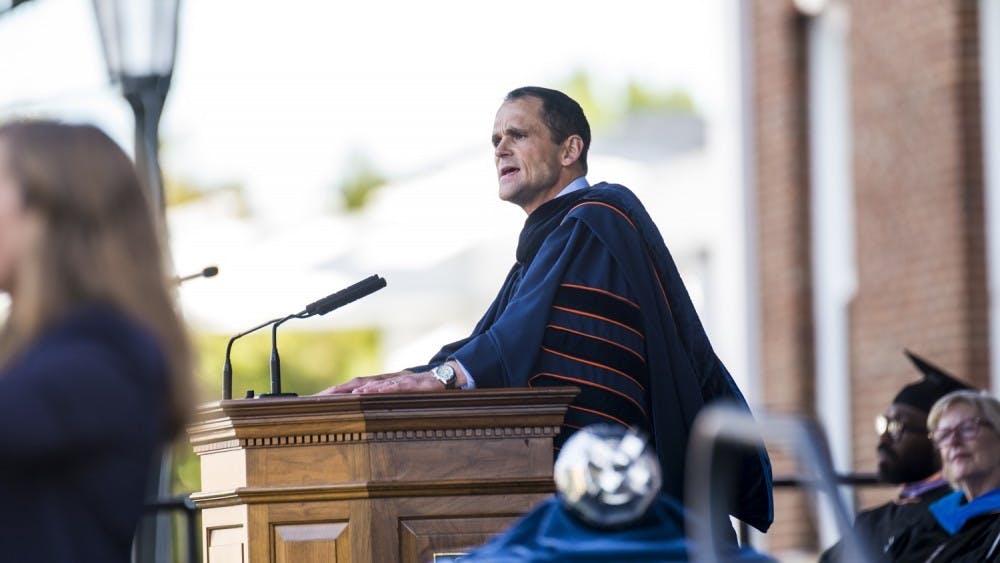During his inaugural address on Oct. 19, University President Jim Ryan announced that low- and middle-income students will be able to attend U.Va. tuition-free.