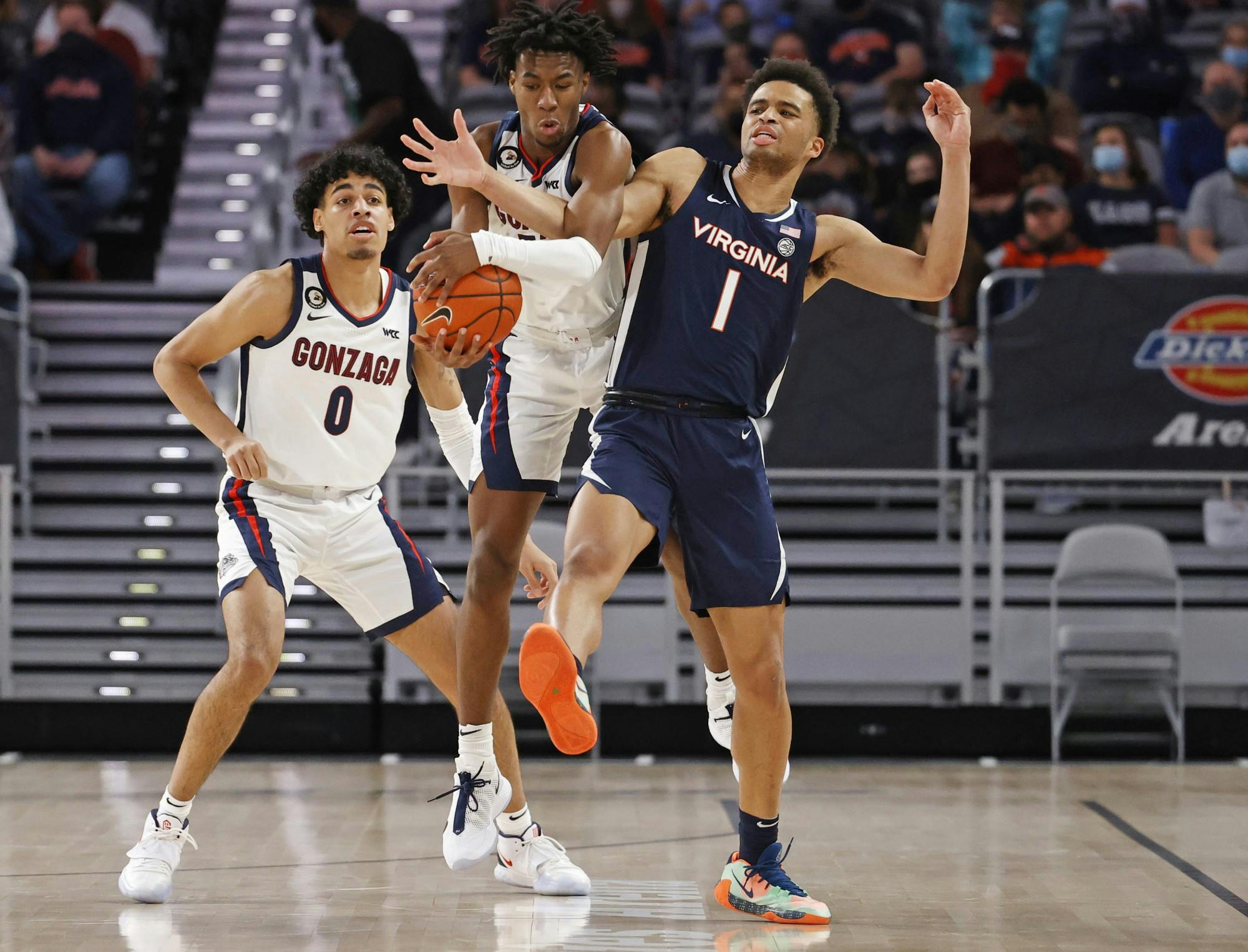 Freshman guard Jabri Abdur-Rahim and the Cavaliers struggled defensively against the Bulldogs, allowing them to shoot over 60 percent from the field.&nbsp;