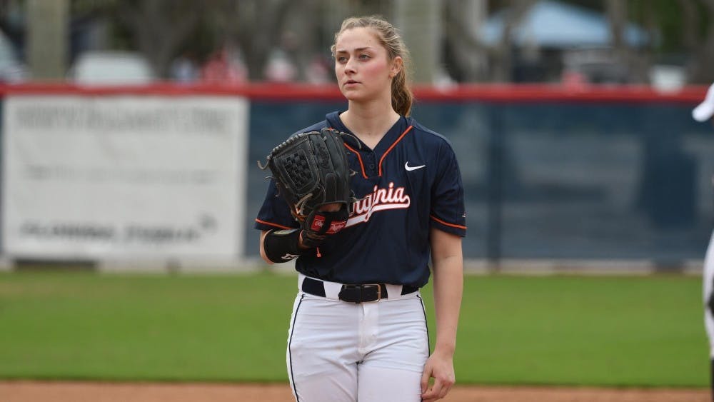 <p>Freshman pitcher Clare Zureich was outstanding for the Cavaliers on the mound.</p>