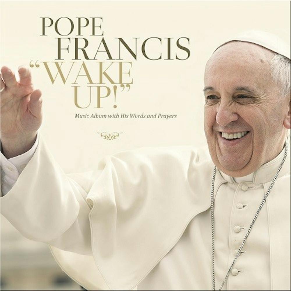 <p>The Pope, eschewing all conventions of prog rock album art</p>