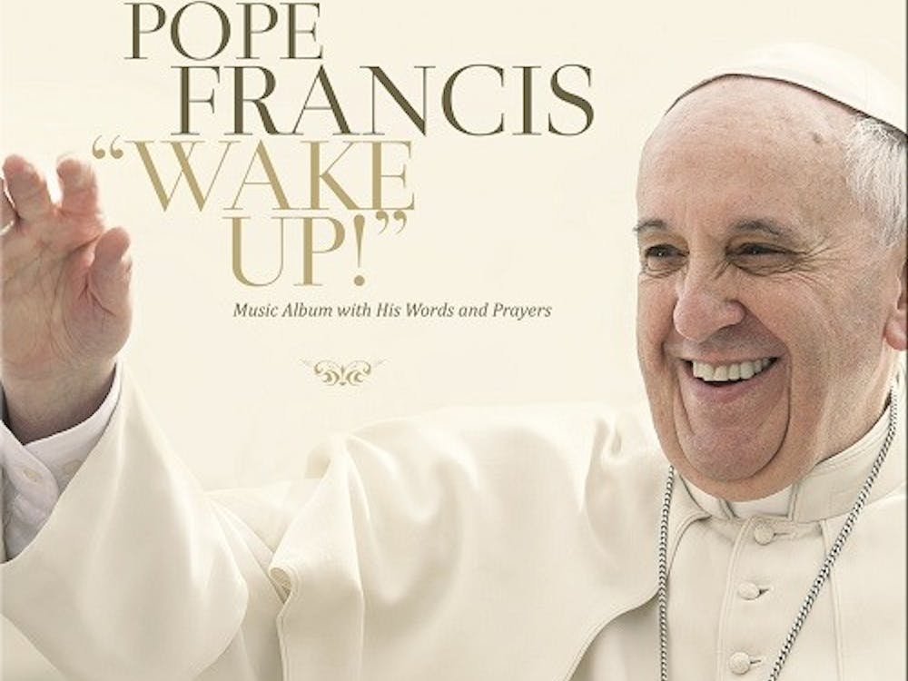 The Pope, eschewing all conventions of prog rock album art