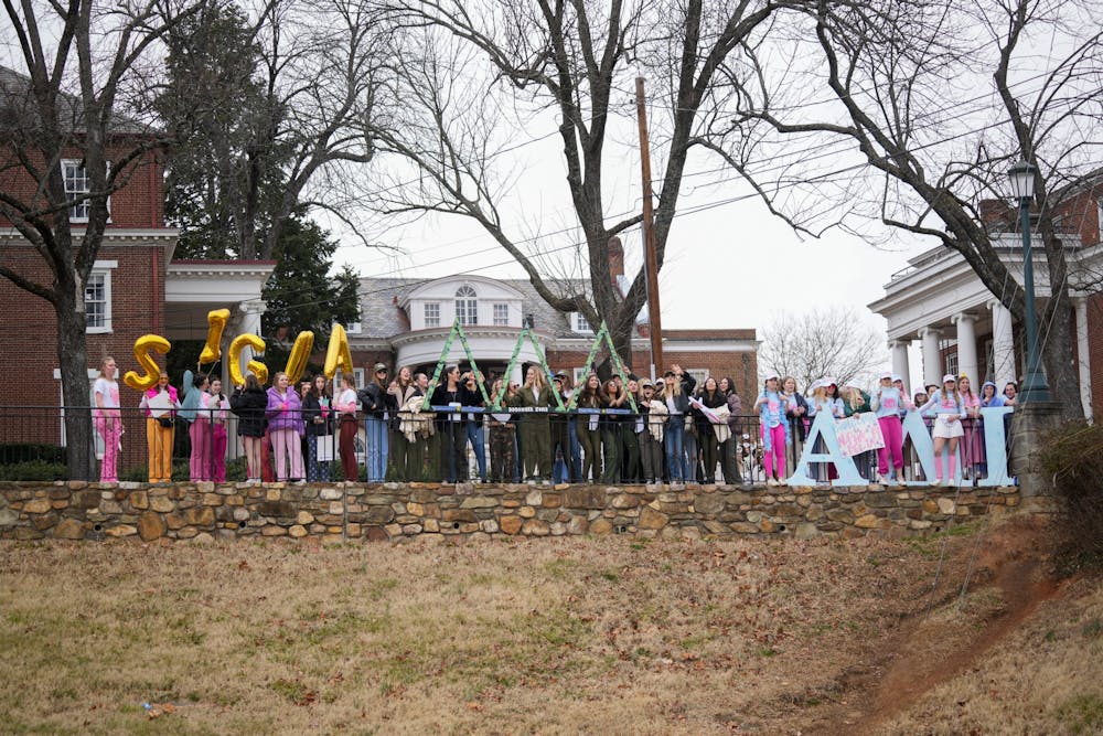 <p>Over the course of a weeklong recruitment, over 900 women toured the University’s 15 sorority chapters in a four-round process including round-robins, philanthropy showcases, house tours and preference events.</p>