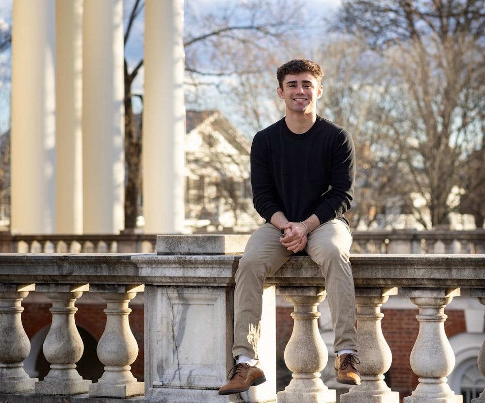 <p>Montaperto is one of three student-athletes living on the Lawn.</p>