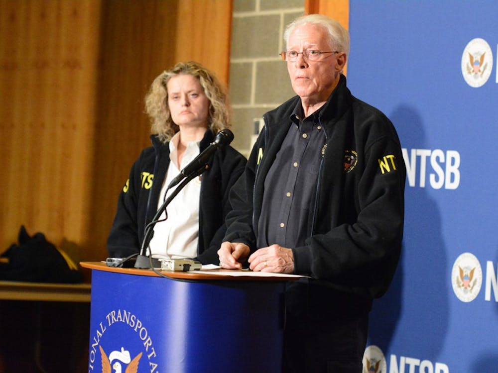 National Transportation Safety Board officials held a press conference Wednesday evening. 