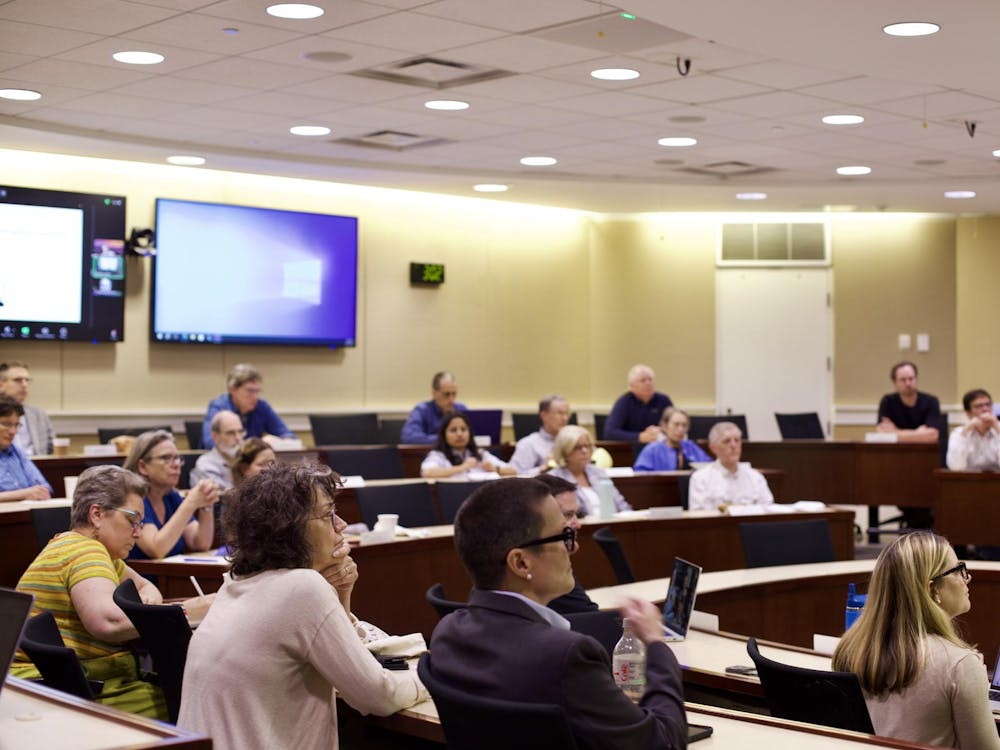 The informal motion also called to add chair of Staff Senate and chair of General Faculty Council along with the original proposals of adding provost, VPAA and VPFA.