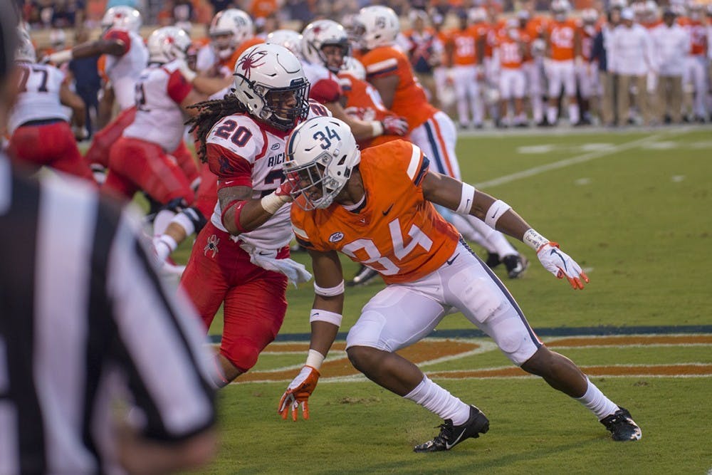 Junior cornerback Bryce Hall has anchored Virginia's defense throughout the season.