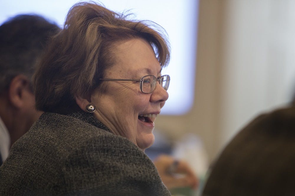 University President Teresa Sullivan’s updates discussed the University’s upcoming accreditation review later in March.