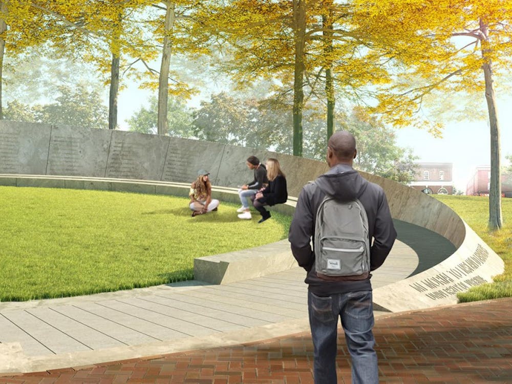 Designed to memorialize the thousands of individuals who built and maintained the University, the Memorial to Enslaved Laborers will sit near Brooks Hall.