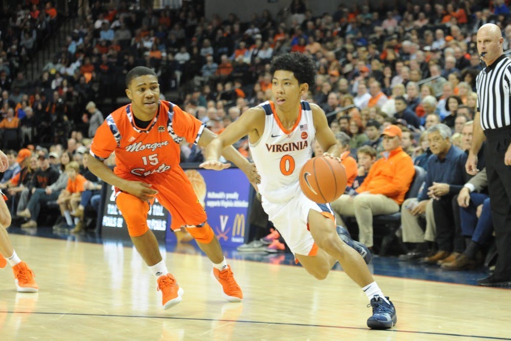 Freshman guard Kihei Clark is averaging 25.8 minutes per game this year, defying expectations.