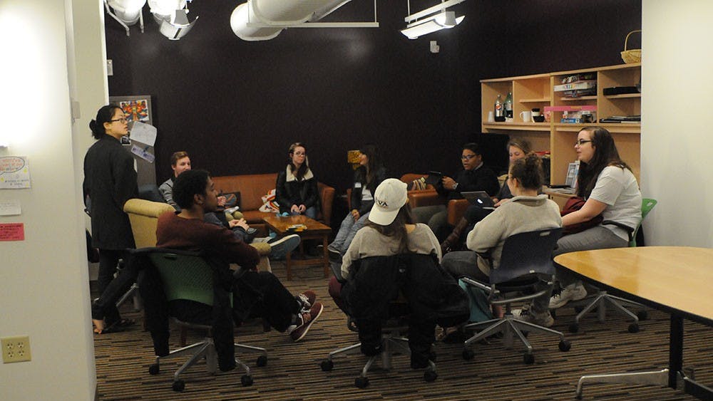 	Students gathered in the LGBTQ Resource Center (above) to reestablish QUAA.