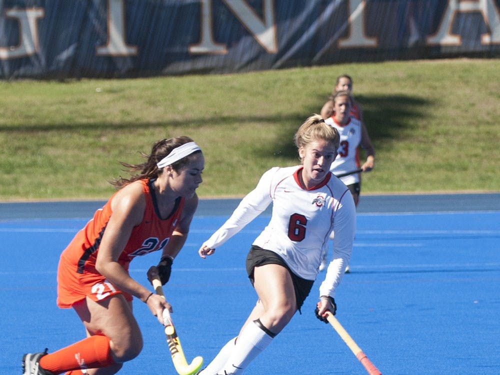 Sophomore striker Riley Tata and the Virginia field hockey team will try to pick up wins 11 and 12 this weekend, when the No. 8 Cavaliers travel to Richmond for a Friday-evening contest and welcome No. 13 Wake Forest for a Sunday matinee. 