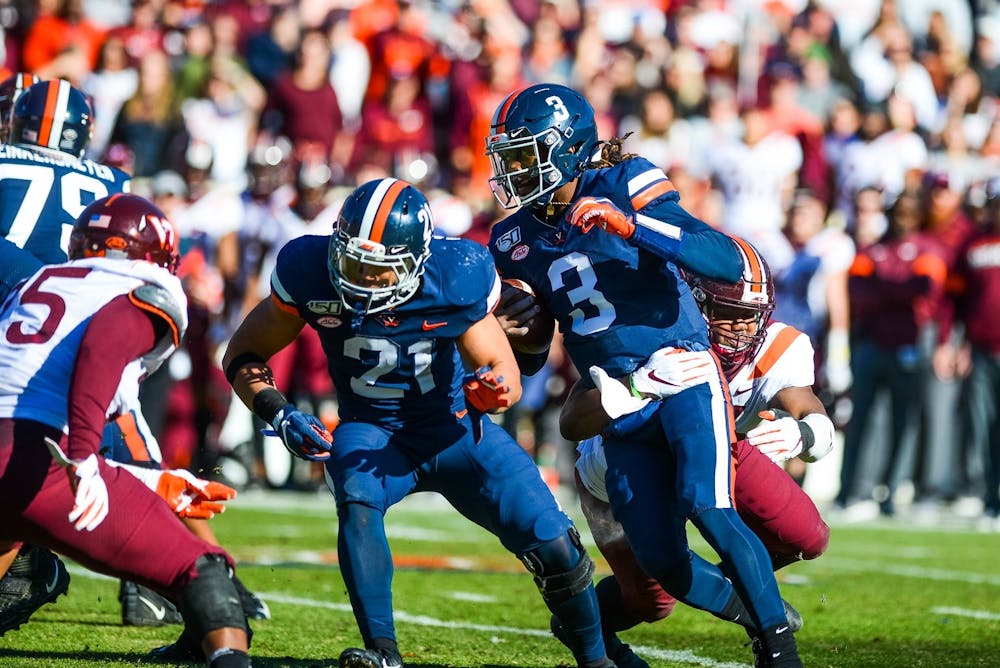 <p>Last week against Virginia Tech, Perkins contributed 475 of Virginia’s total 492 yards and three of the team’s five touchdowns. &nbsp;</p>