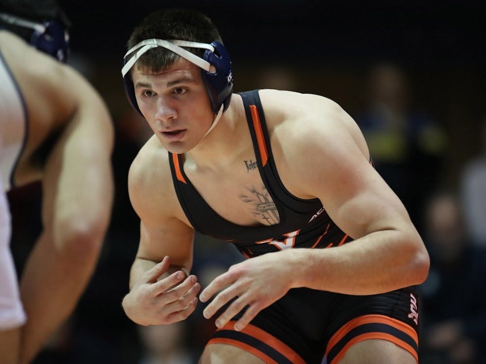 Junior Jay Aiello currently ranks ninth nationally in the 197 weight class.&nbsp;