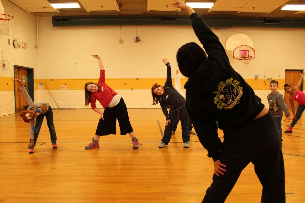 	Project Inspire visits Venable Elementary School every week to teach dance to students. 