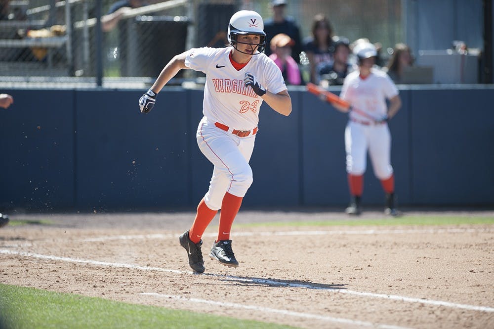 Senior left fielder Megan Harris leads Virginia with five triples this season, but she and the Cavaliers struggled to score against NC State, putting up just three runs in three games.