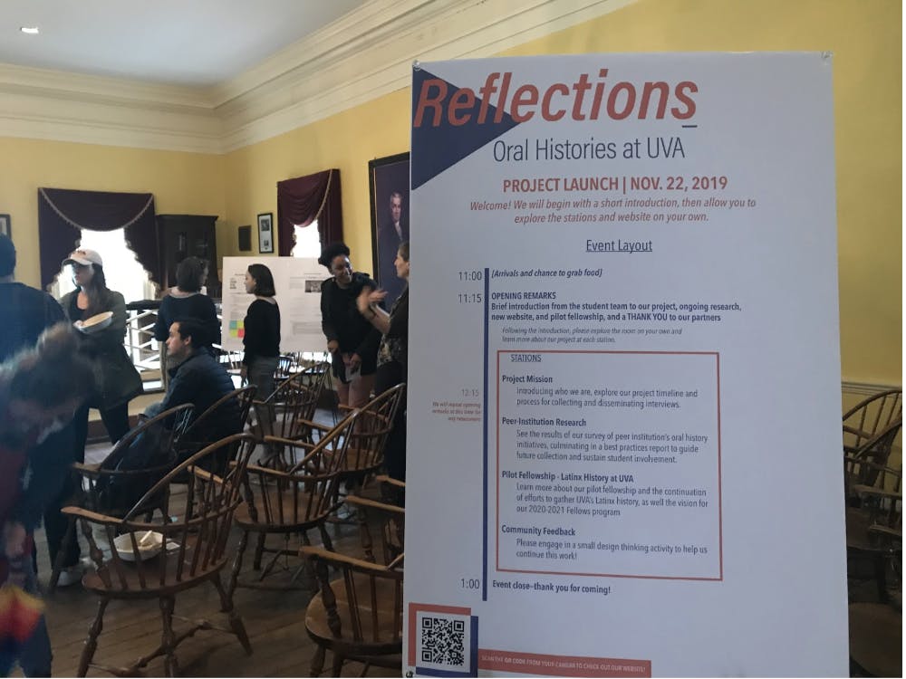 The students who led the project invited members of the University community to a website launch event Friday.