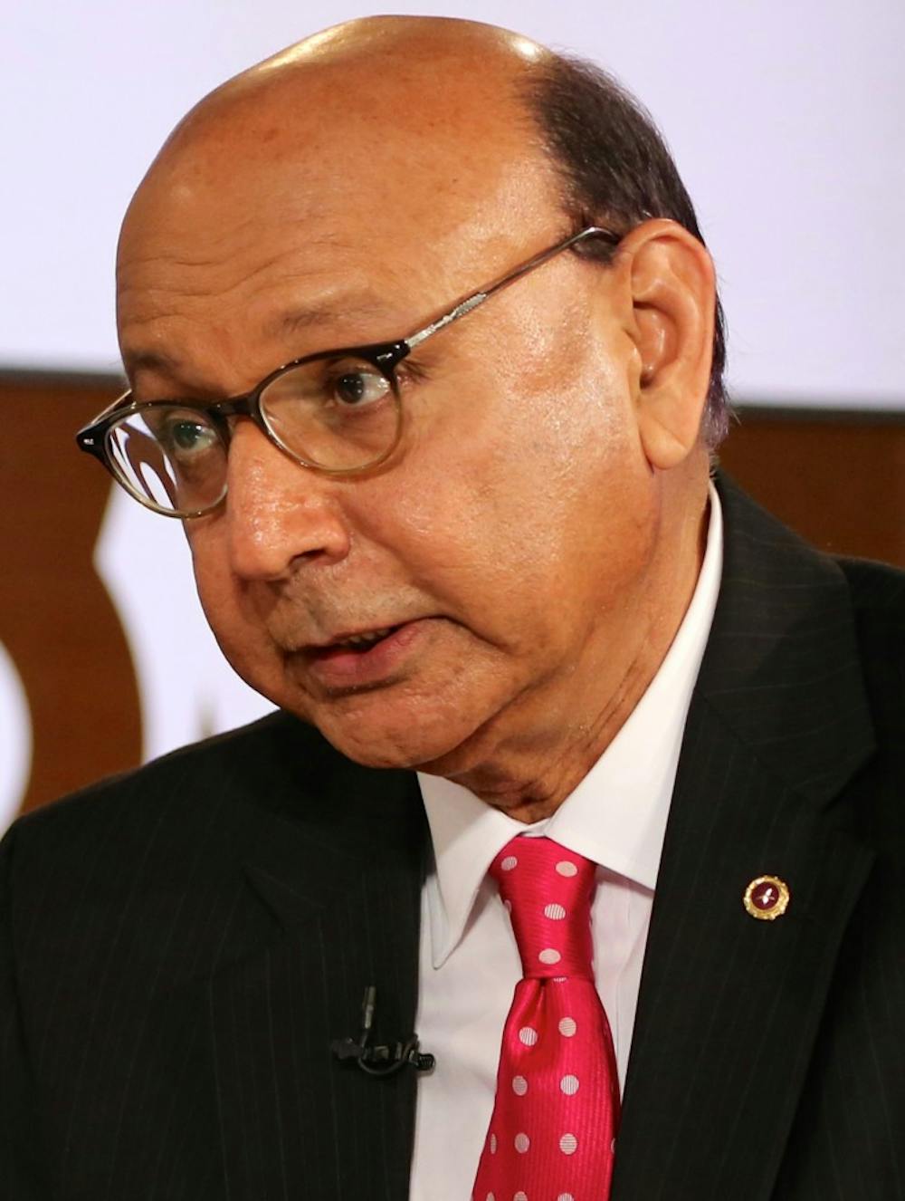 <p>Khizr Khan and his wife Ghazala now live in Charlottesville.</p>