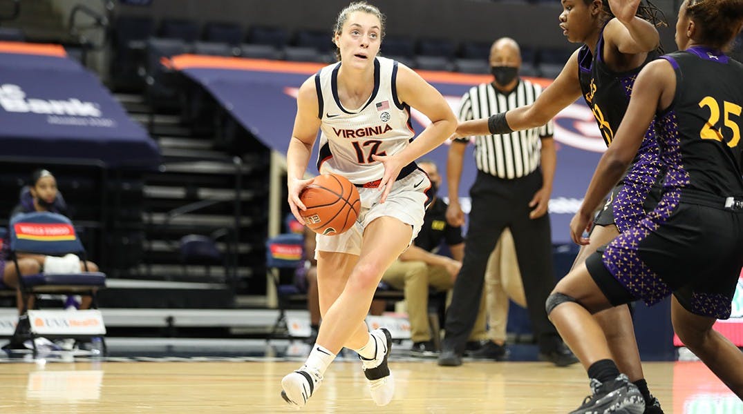 For the second game in a row, sophomore forward Meg Jefferson led the team in points with 16 against the Lady Pirates.