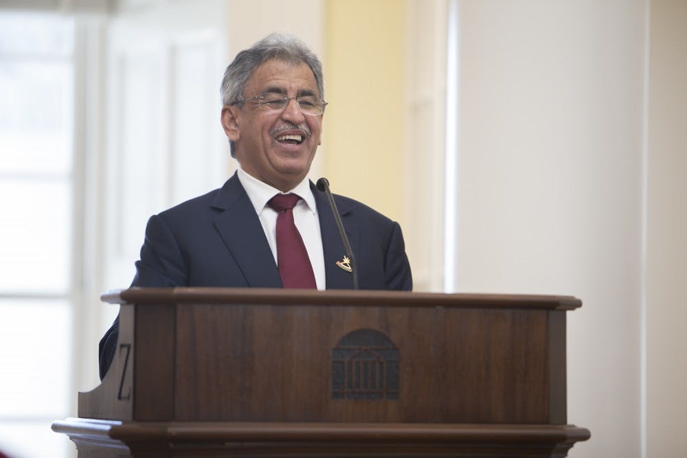 His Excellency Health Minister Dr. Ahmed Mohamed Obaid Al Saidi spoke about Oman's progress in recent decades and his hopes for future collaborations.&nbsp;