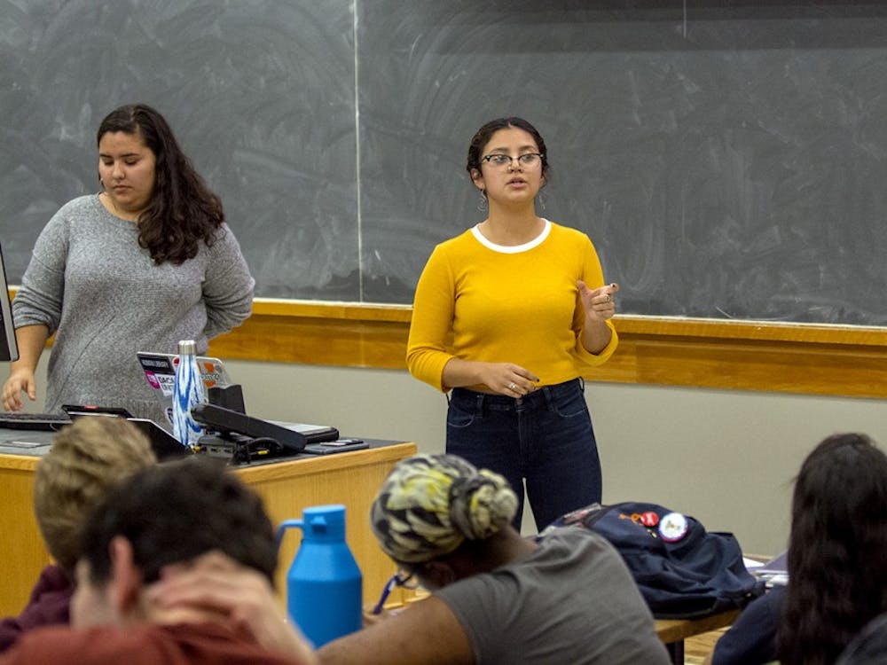 Johanna Moncada, a third-year College student and founder of Central Americans for Empowerment at U.Va., speaks about the caravan crisis.