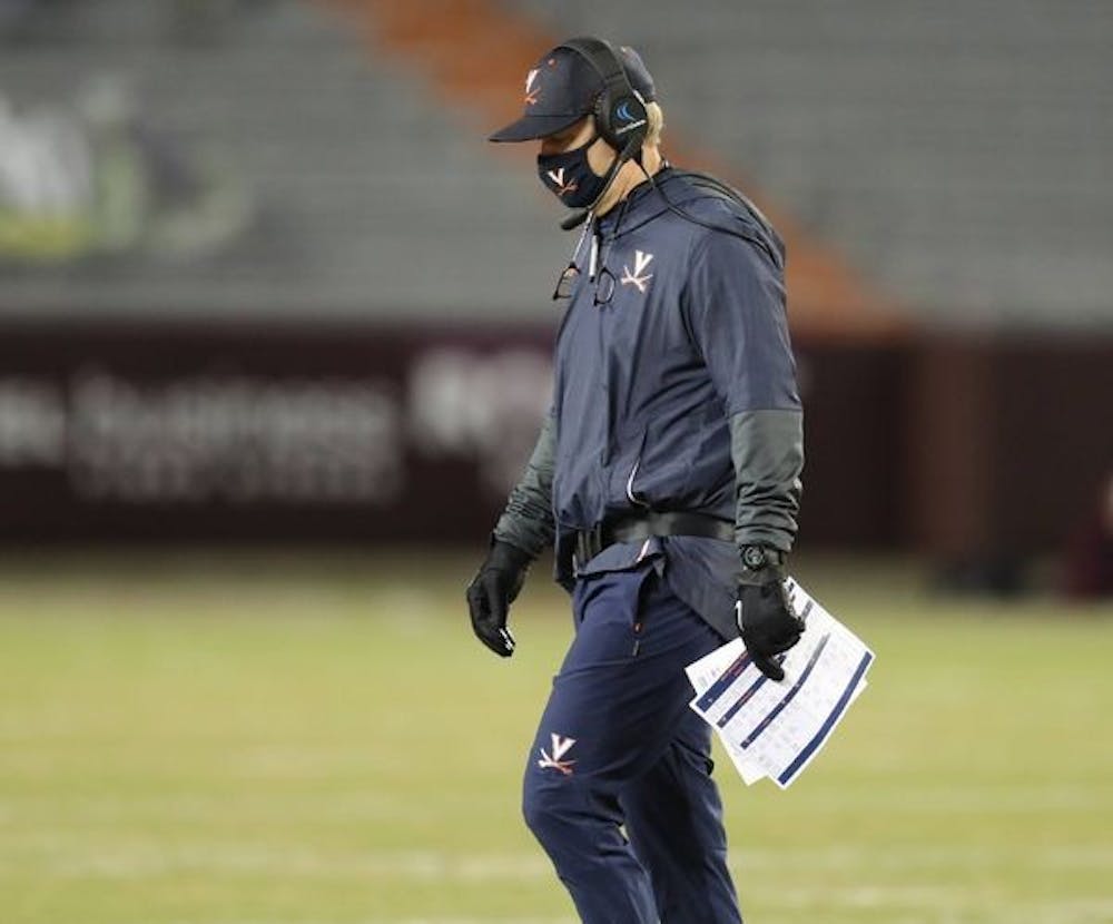 <p>With his most recent loss to the Hokies, football Coach Bronco Mendenhall is now 1-4 against Virginia Tech since being hired at Virginia.</p>