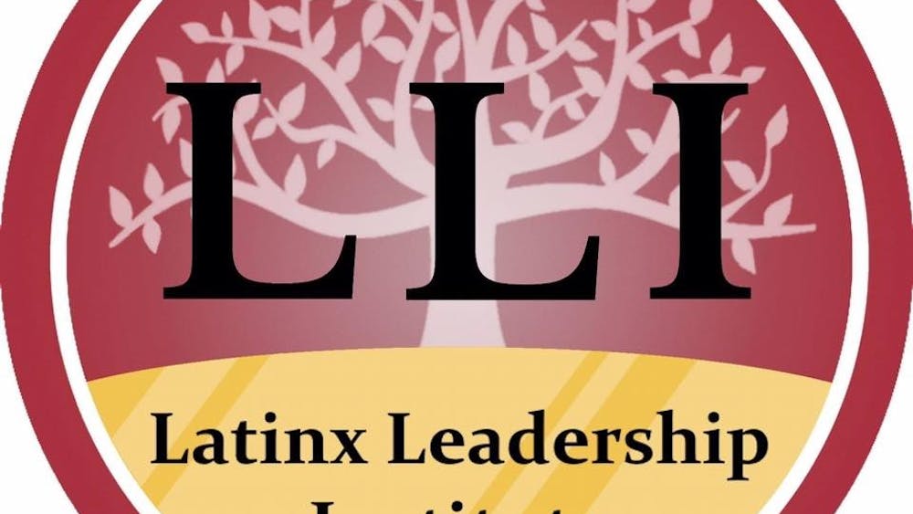 The logo for the Latinx Leadership Institute. The program is designed to empower Latinx students to pursue leadership positions at the University.&nbsp;