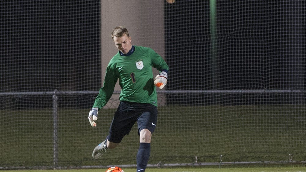 Sophomore goalkeeper Jeff Caldwell had a career-high seven saves against Notre Dame.