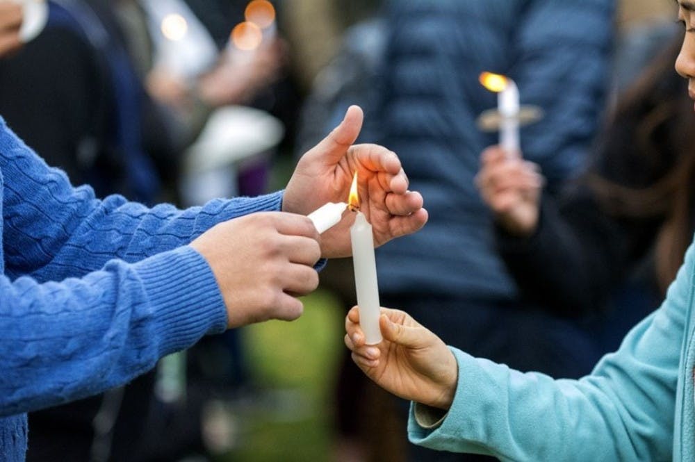 The Muslim Students Association held a vigil March 18 in memory of victims of the attacks. 