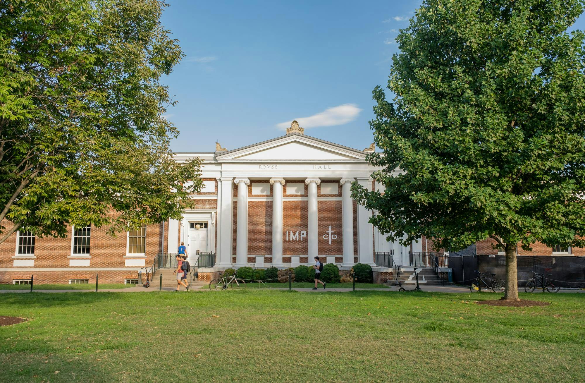 Rouss Hall, photographed Sept. 5, 2023.