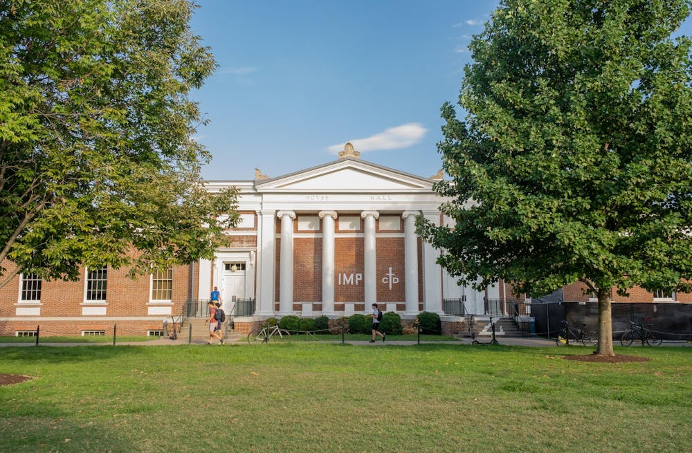 Rouss Hall, photographed Sept. 5, 2023.