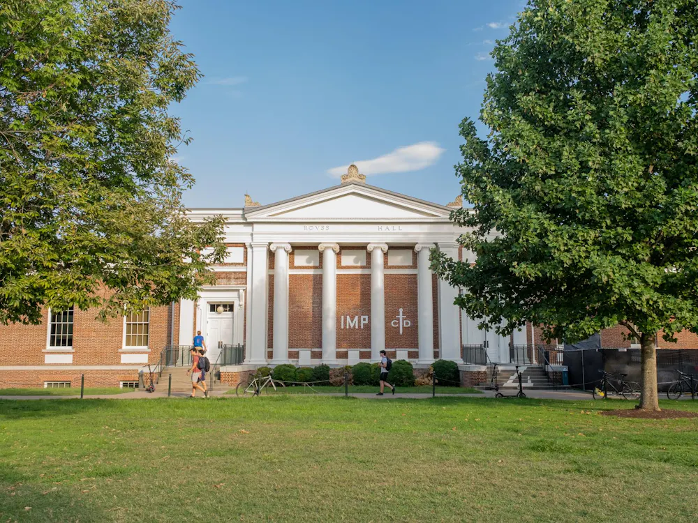 Rouss Hall, photographed Sept. 5, 2023.