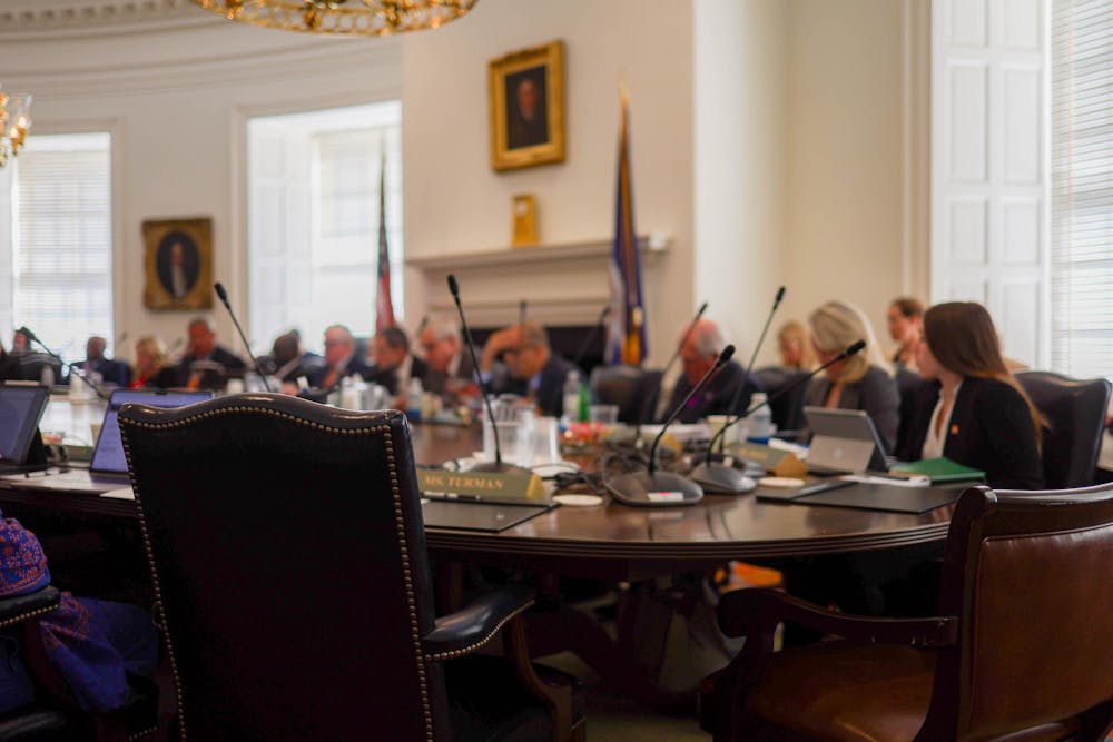 A Board of Visitors meeting, photographed Sept. 15, 2023. 