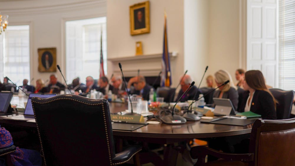 A Board of Visitors meeting, photographed Sept. 15, 2023.