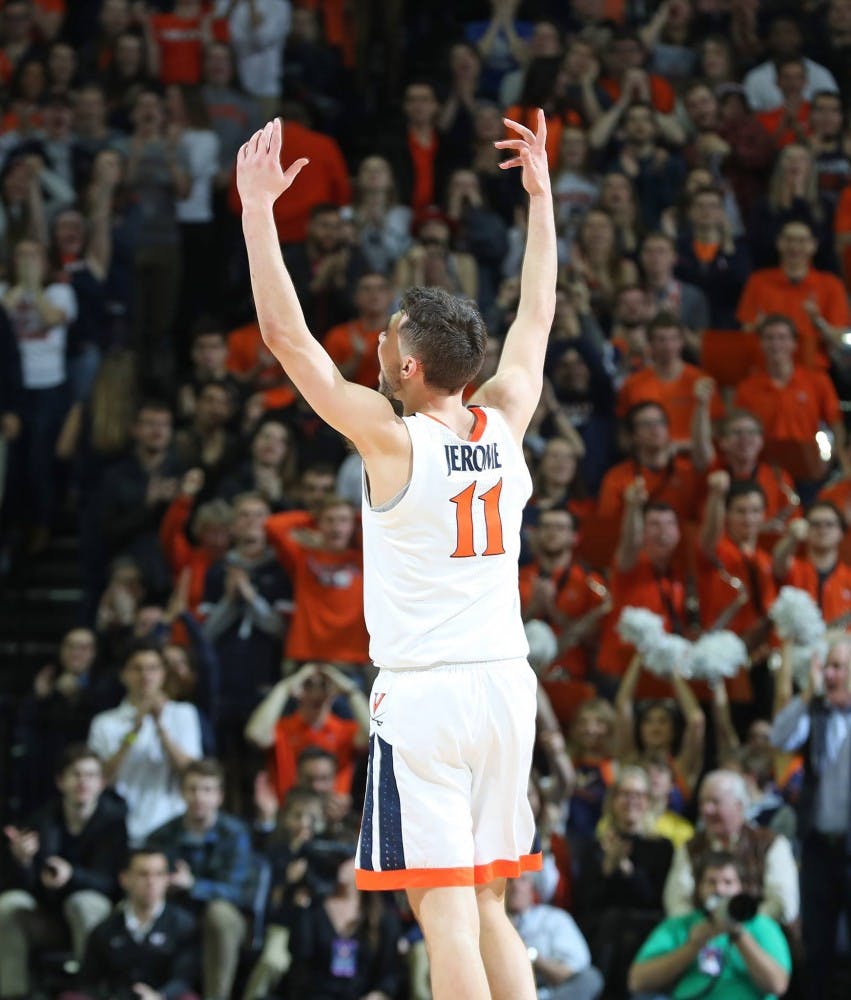 Junior guard Ty Jerome was the leading scorer for Virginia with 24 points Saturday afternoon.